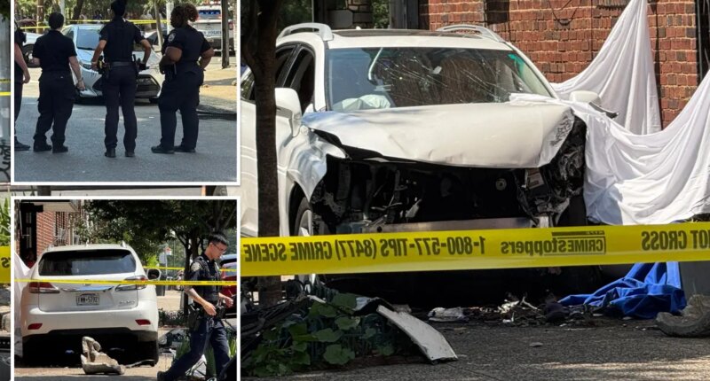 Woman, 80, killed after driver plows Lexus down Brooklyn sidewalk