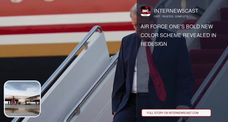 Air Force One’s Bold New Color Scheme Revealed in Redesign - Internewscast Journal
