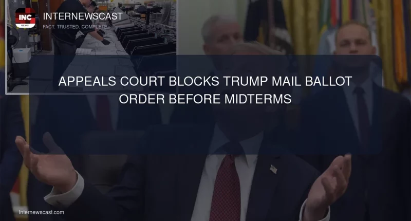 Appeals Court Blocks Trump Mail Ballot Order Before Midterms - Internewscast Journal