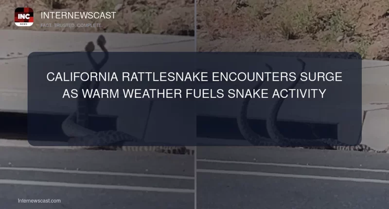 California Rattlesnake Encounters Surge as Warm Weather Fuels Snake Activity - Internewscast Journal