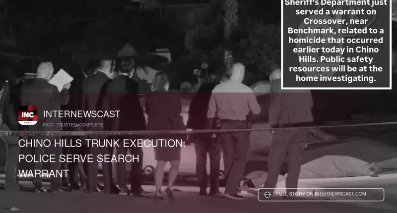 Chino Hills Trunk Execution: Police Serve Search Warrant - Internewscast Journal