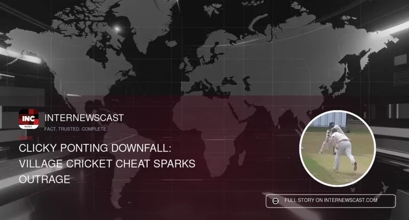 Clicky Ponting Downfall: Village Cricket Cheat Sparks Outrage - Internewscast Journal
