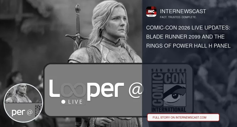 Comic-Con 2026 Live Updates: Blade Runner 2099 and The Rings of Power Hall H Panel - Internewscast Journal