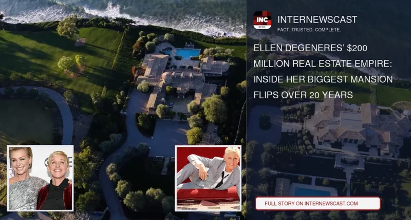 Ellen DeGeneres’ $200 Million Real Estate Empire: Inside Her Biggest Mansion Flips Over 20 Years - Internewscast Journal