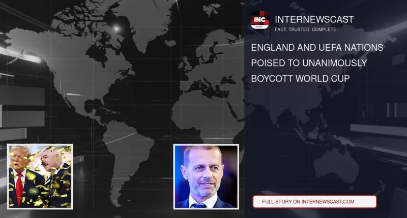 England and UEFA Nations Poised to Unanimously Boycott World Cup - Internewscast Journal