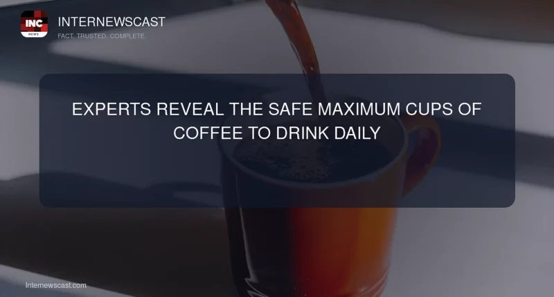 Experts Reveal the Safe Maximum Cups of Coffee to Drink Daily - Internewscast Journal