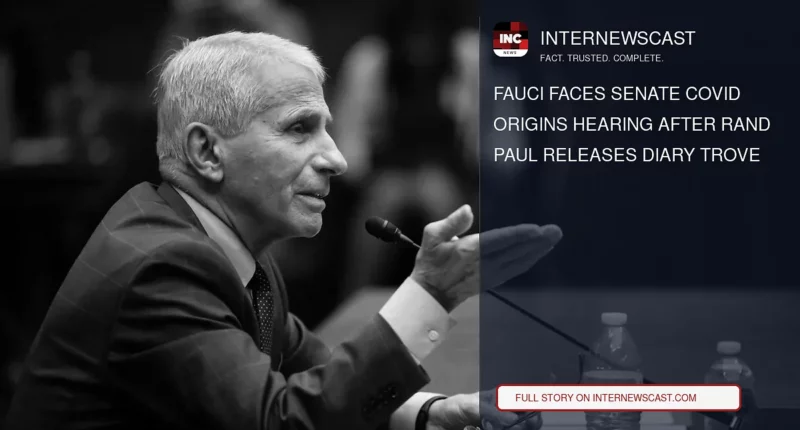 Fauci Faces Senate COVID Origins Hearing After Rand Paul Releases Diary Trove - Internewscast Journal