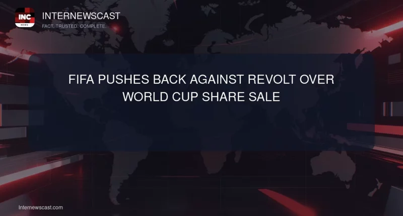 FIFA Pushes Back Against Revolt Over World Cup Share Sale - Internewscast Journal