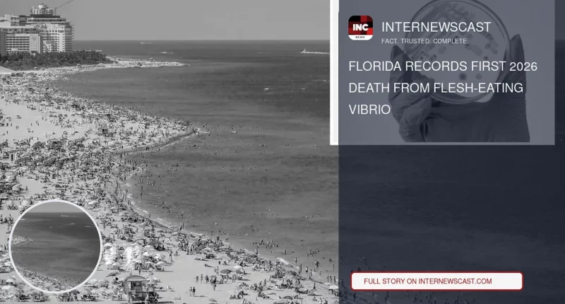Florida Records First 2026 Death From Flesh-Eating Vibrio - Internewscast Journal
