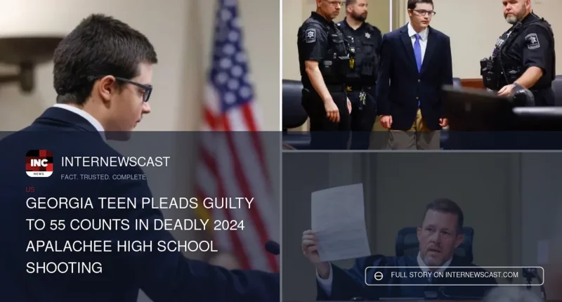 Georgia Teen Pleads Guilty to 55 Counts in Deadly 2024 Apalachee High School Shooting - Internewscast Journal