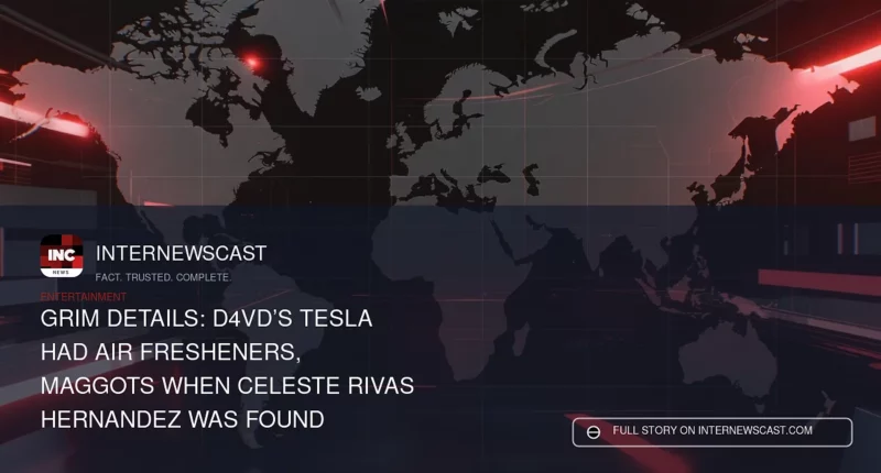 Grim Details: D4vd’s Tesla Had Air Fresheners, Maggots When Celeste Rivas Hernandez Was Found - Internewscast Journal