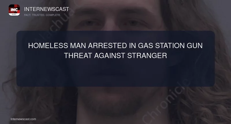 Homeless Man Arrested in Gas Station Gun Threat Against Stranger - Internewscast Journal