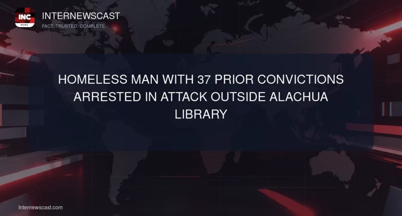 Homeless Man With 37 Prior Convictions Arrested in Attack Outside Alachua Library - Internewscast Journal