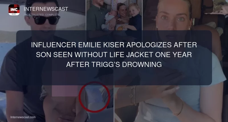 Influencer Emilie Kiser Apologizes After Son Seen Without Life Jacket One Year After Trigg’s Drowning - Internewscast Journal