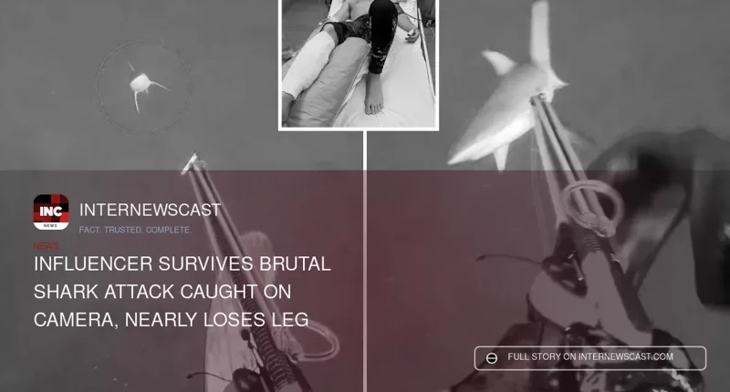 Influencer Survives Brutal Shark Attack Caught on Camera, Nearly Loses Leg - Internewscast Journal