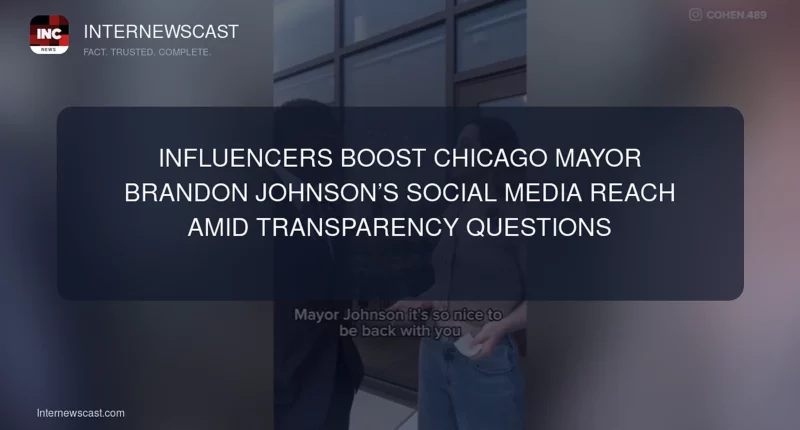 Influencers Boost Chicago Mayor Brandon Johnson’s Social Media Reach Amid Transparency Questions - Internewscast Journal