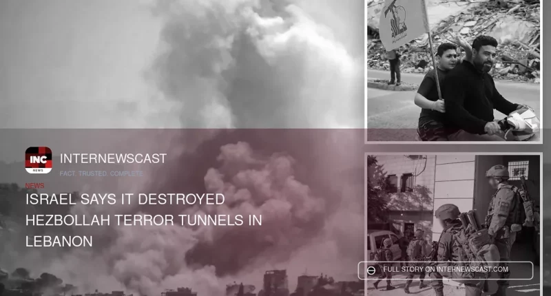 Israel Says It Destroyed Hezbollah Terror Tunnels in Lebanon - Internewscast Journal