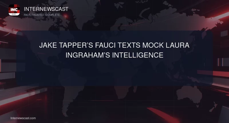 Jake Tapper’s Fauci Texts Mock Laura Ingraham’s Intelligence - Internewscast Journal