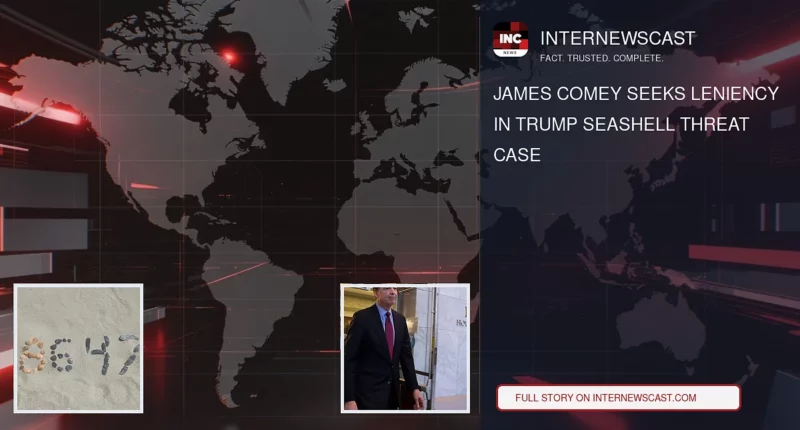James Comey Seeks Leniency in Trump Seashell Threat Case - Internewscast Journal