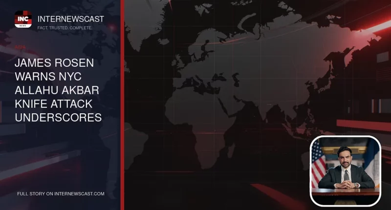 James Rosen Warns NYC Allahu Akbar Knife Attack Underscores Risks of Zohran Mamdani’s Israel Stance - Internewscast Journal