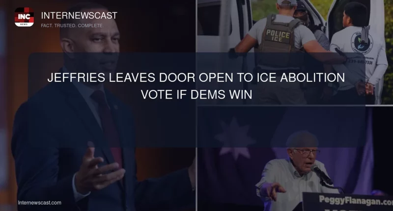 Jeffries Leaves Door Open to ICE Abolition Vote if Dems Win - Internewscast Journal