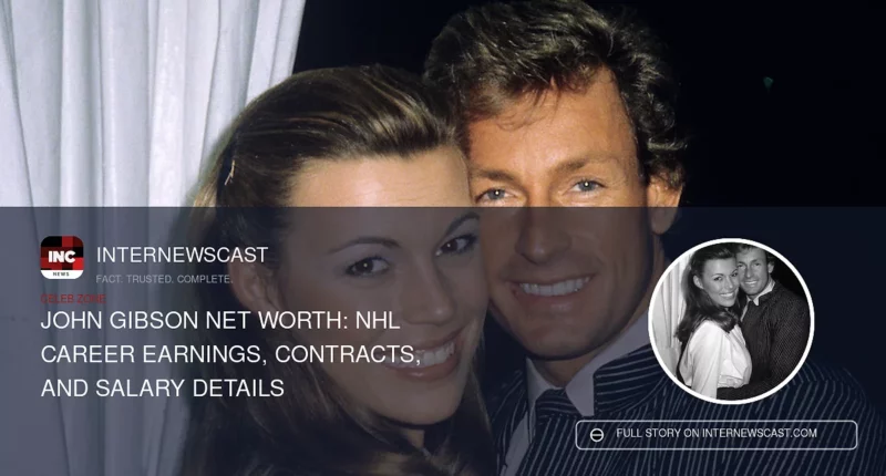 John Gibson Net Worth: NHL Career Earnings, Contracts, and Salary Details - Internewscast Journal