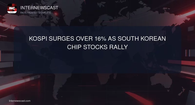 Kospi Surges Over 16% as South Korean Chip Stocks Rally - Internewscast Journal
