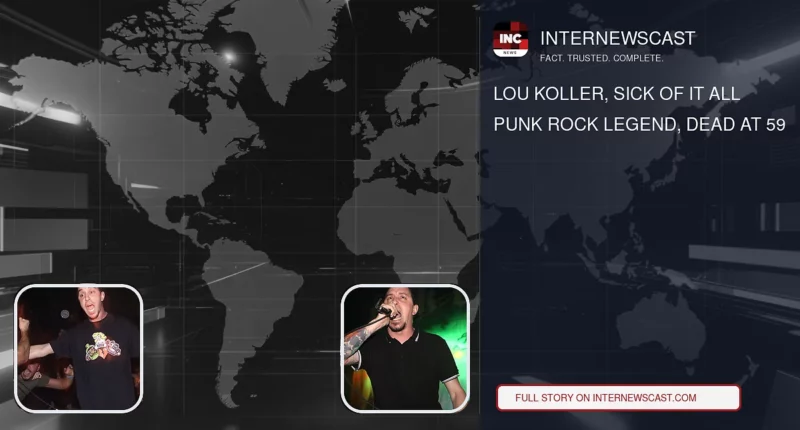 Lou Koller, Sick of It All Punk Rock Legend, Dead at 59 - Internewscast Journal