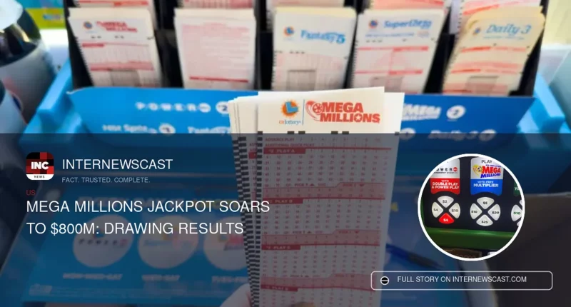 Mega Millions Jackpot Soars to $800M: Drawing Results - Internewscast Journal