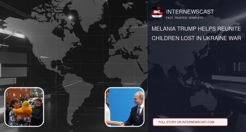 Melania Trump Helps Reunite Children Lost in Ukraine War - Internewscast Journal