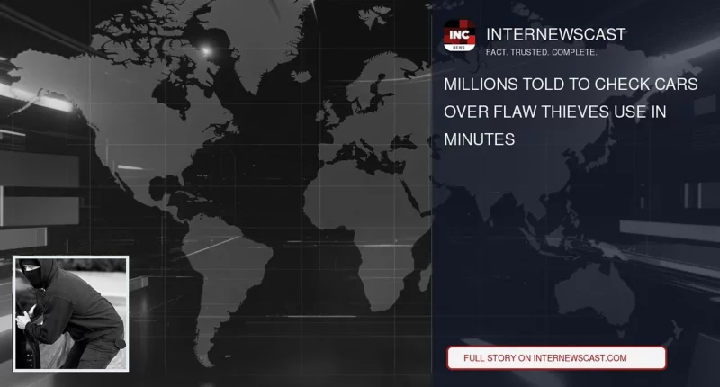 Millions Told to Check Cars Over Flaw Thieves Use in Minutes - Internewscast Journal