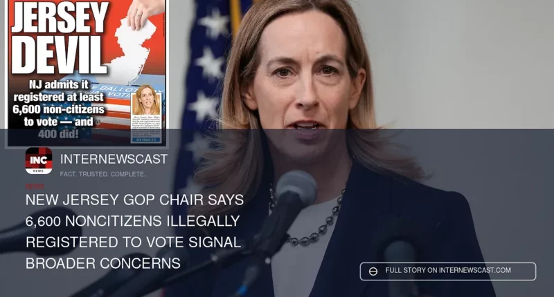 New Jersey GOP Chair Says 6,600 Noncitizens Illegally Registered to Vote Signal Broader Concerns - Internewscast Journal