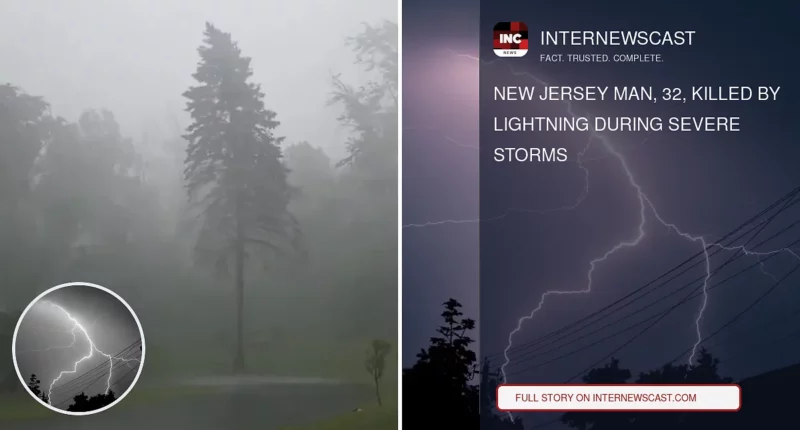 New Jersey Man, 32, Killed by Lightning During Severe Storms - Internewscast Journal