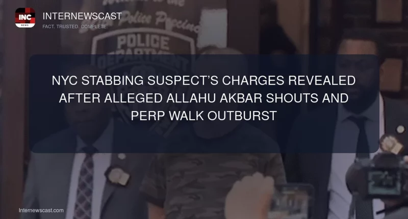 NYC Stabbing Suspect’s Charges Revealed After Alleged Allahu Akbar Shouts and Perp Walk Outburst - Internewscast Journal