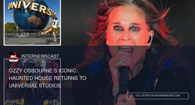 Ozzy Osbourne’s Iconic Haunted House Returns to Universal Studios - Internewscast Journal