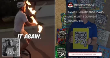 Painful Mishap Ends Idaho Unicyclist’s Guinness Record Bid - Internewscast Journal