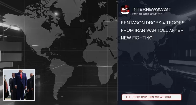 Pentagon Drops 4 Troops From Iran War Toll After New Fighting - Internewscast Journal