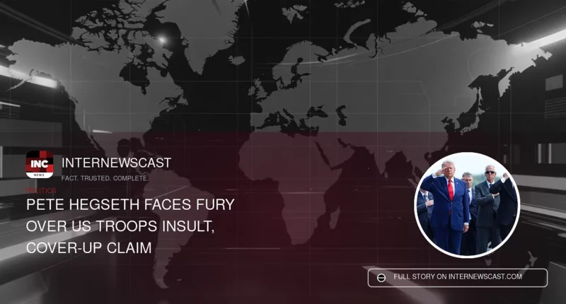 Pete Hegseth Faces Fury Over US Troops Insult, Cover-Up Claim - Internewscast Journal