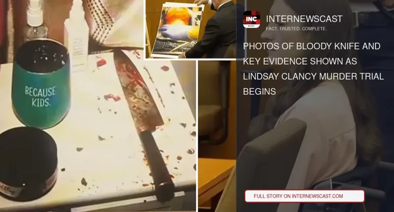 Photos of Bloody Knife and Key Evidence Shown as Lindsay Clancy Murder Trial Begins - Internewscast Journal