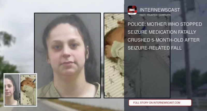 Police: Mother Who Stopped Seizure Medication Fatally Crushed 5-Month-Old After Seizure-Related Fall - Internewscast Journal