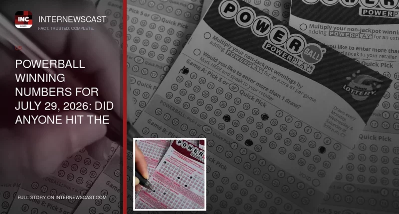 Powerball Winning Numbers for July 29, 2026: Did Anyone Hit the Jackpot? - Internewscast Journal