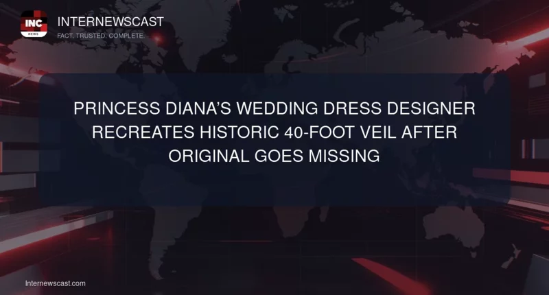 Princess Diana’s Wedding Dress Designer Recreates Historic 40-Foot Veil After Original Goes Missing - Internewscast Journal