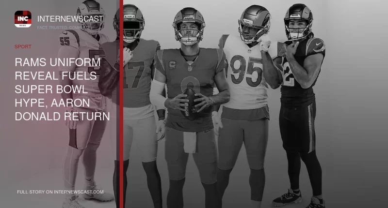 Rams Uniform Reveal Fuels Super Bowl Hype, Aaron Donald Return Buzz - Internewscast Journal