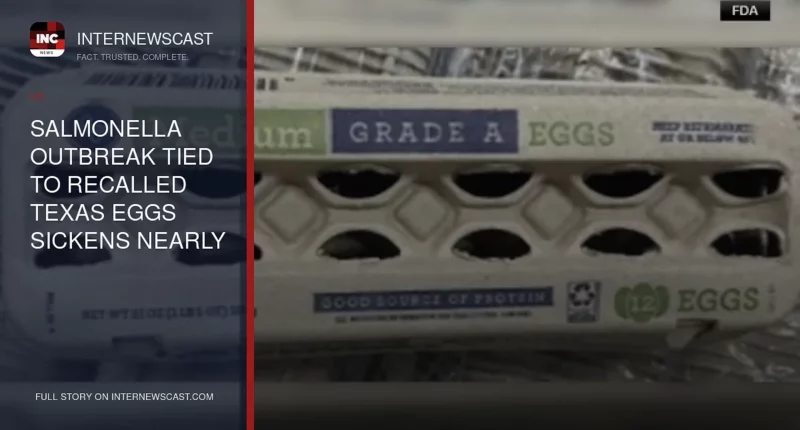 Salmonella Outbreak Tied to Recalled Texas Eggs Sickens Nearly 100 - Internewscast Journal
