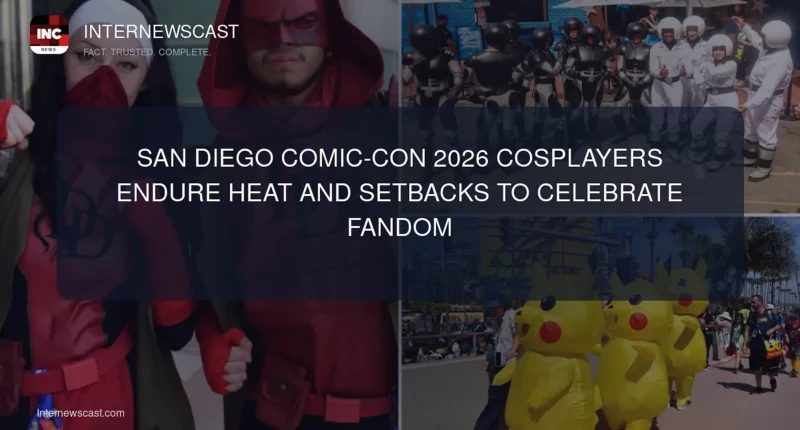 San Diego Comic-Con 2026 Cosplayers Endure Heat and Setbacks to Celebrate Fandom - Internewscast Journal
