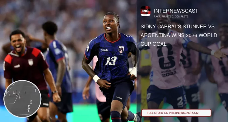 Sidny Cabral’s Stunner vs Argentina Wins 2026 World Cup Goal - Internewscast Journal