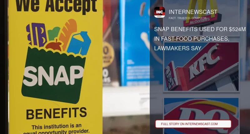 SNAP Benefits Used for $524M in Fast-Food Purchases, Lawmakers Say - Internewscast Journal