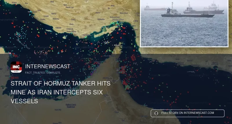 Strait of Hormuz Tanker Hits Mine as Iran Intercepts Six Vessels - Internewscast Journal