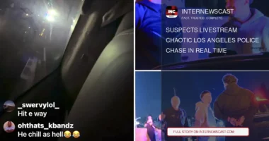 Suspects Livestream Chaotic Los Angeles Police Chase in Real Time - Internewscast Journal