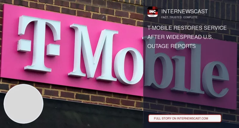 T-Mobile Restores Service After Widespread U.S. Outage Reports - Internewscast Journal